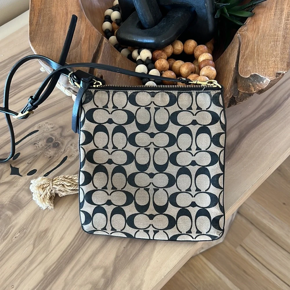 Coach North/South Signature Swingpack Crossbody